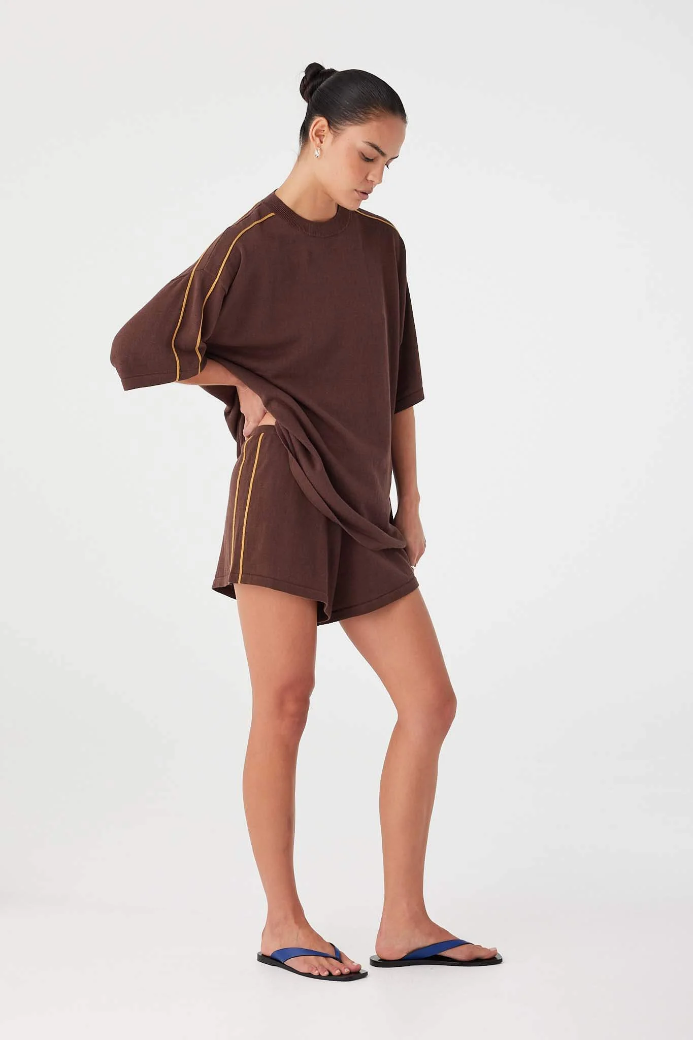 ARCAA Pippa oversize tee - Expresso