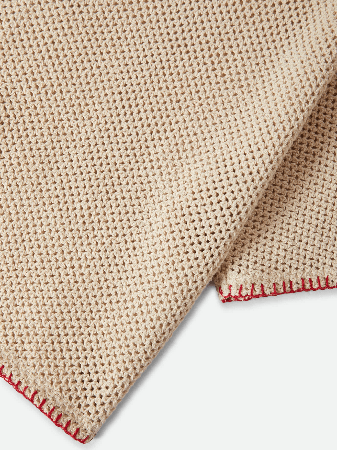 BRIXTON The crochet cover up - Timeless taupe