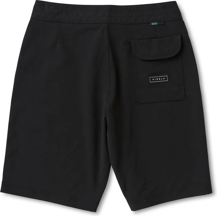 VISSLA Long Sets 13" Kids Boardshort - Black