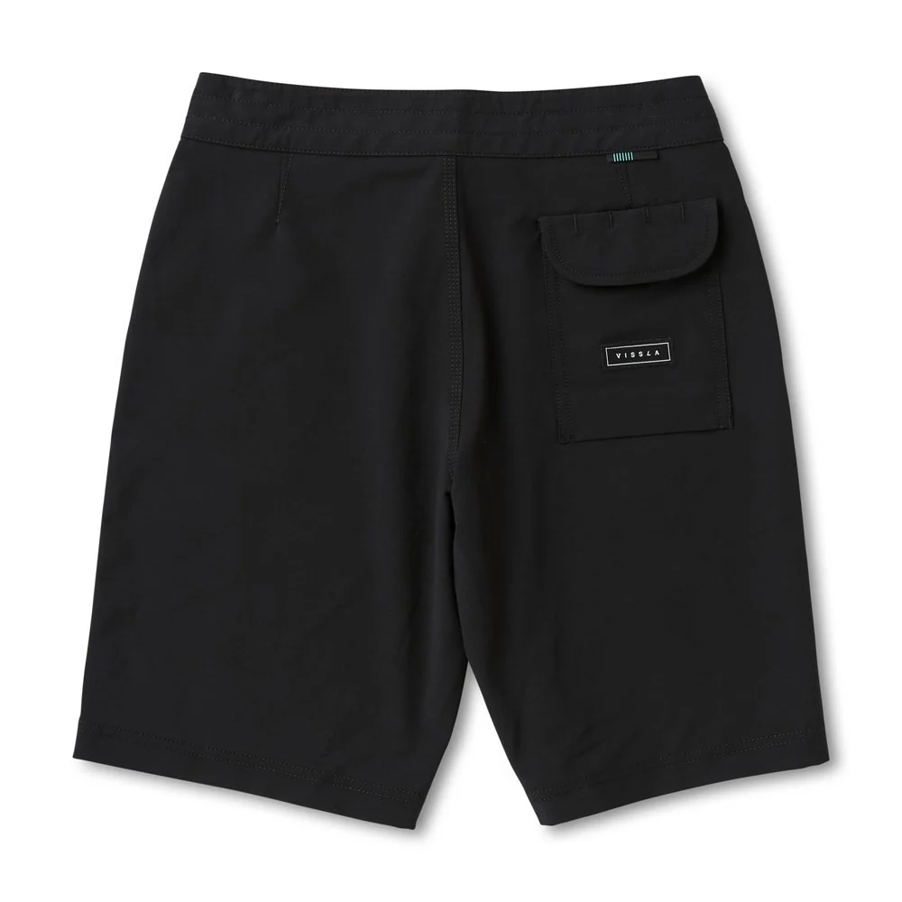 VISSLA Long Sets 13" Kids Boardshort - Black