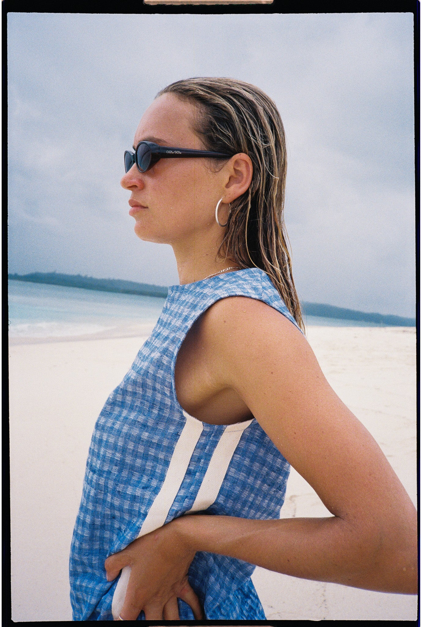 ATMOSEA Sporty Dress Blue Gingham