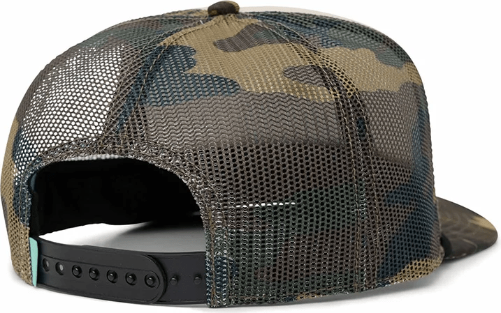 VISSLA Garage Foam Trucker Hat - Camo