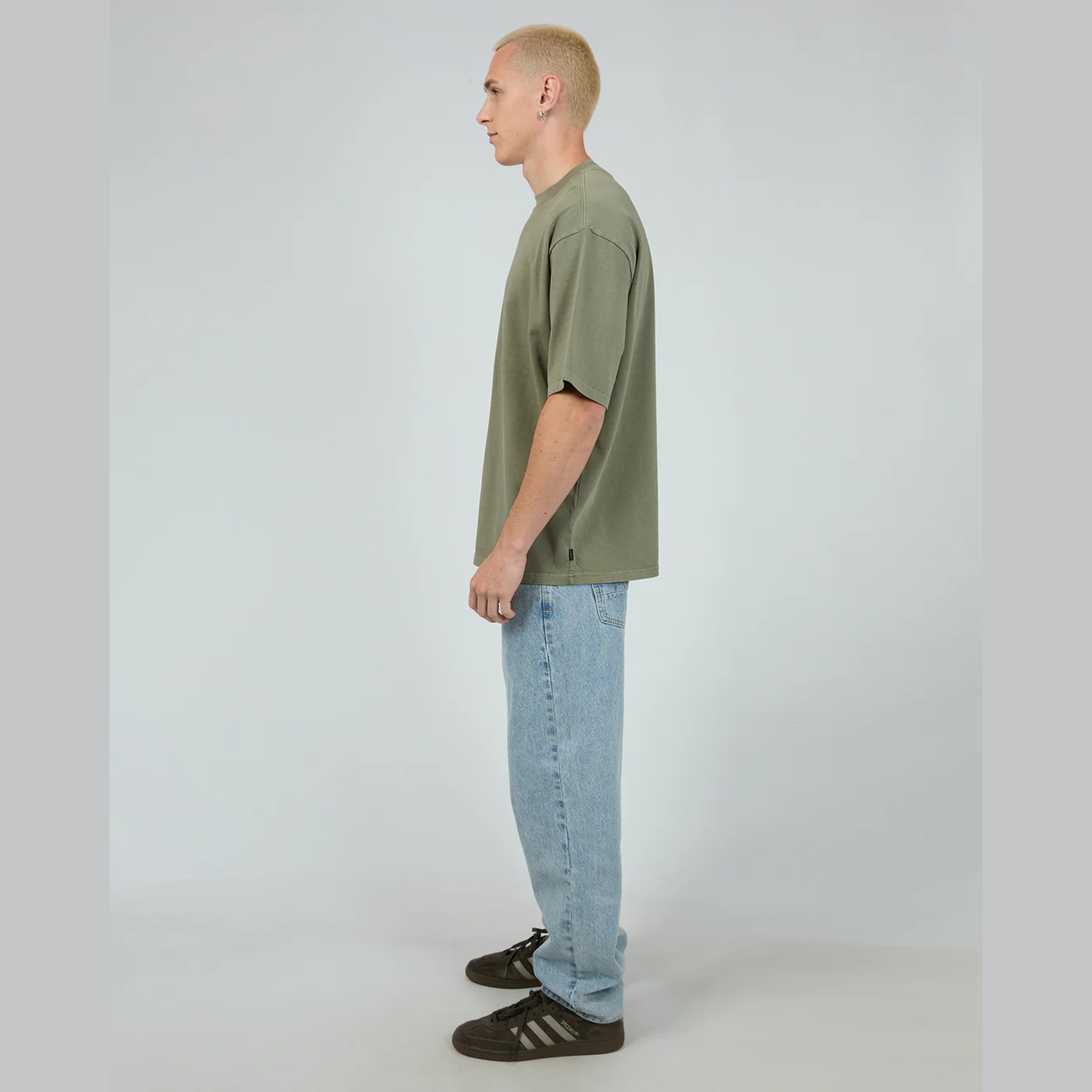 SILENT THEORY Heavy weight tee - Khaki