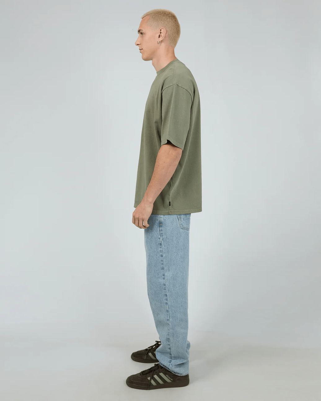 SILENT THEORY Heavy weight tee - Khaki