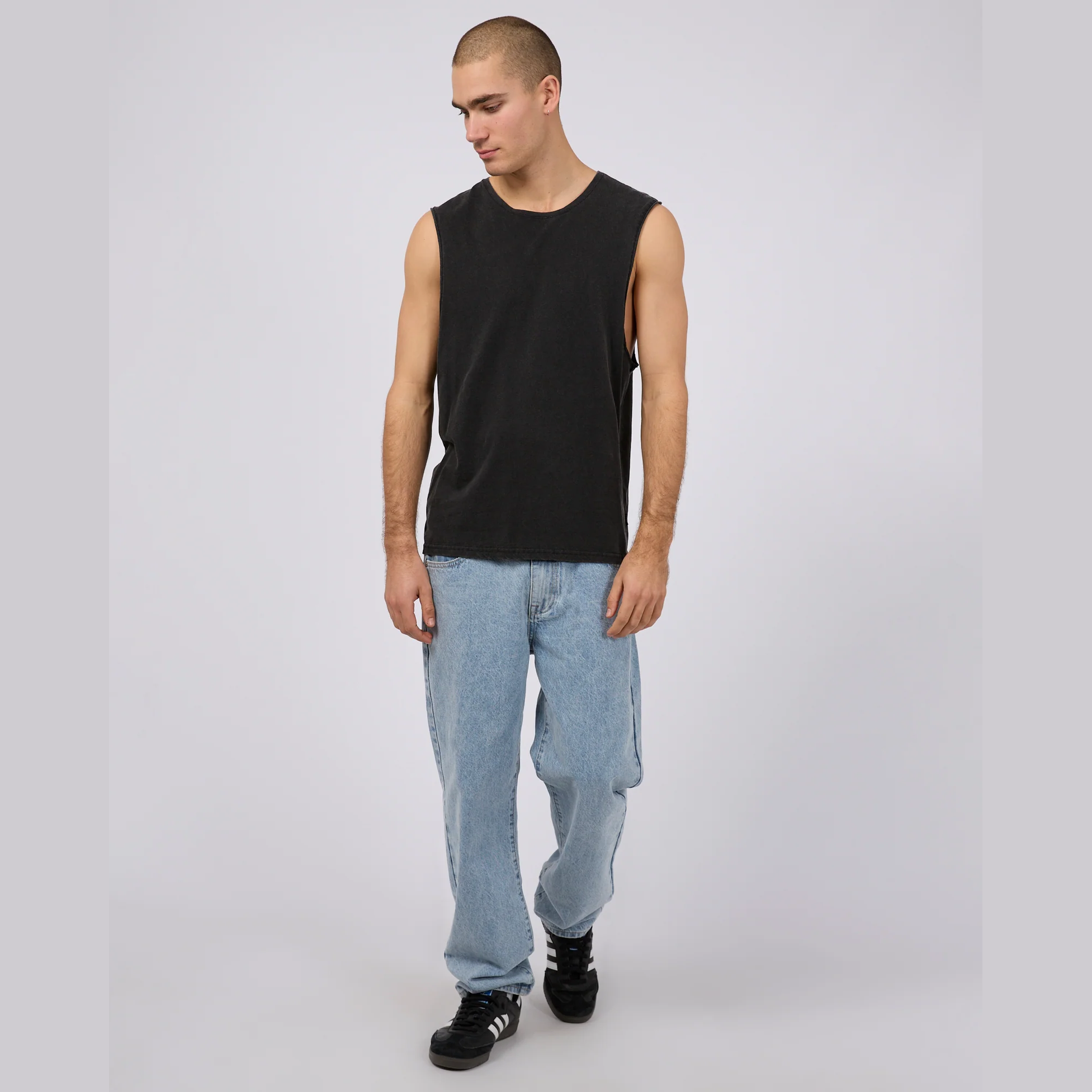 SILENT THEORY Classic muscle - Washed black