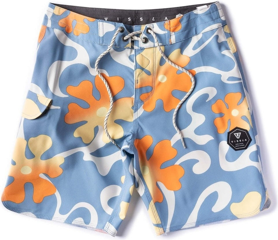 VISSLA Koa 13" Kids Boardshort - Harbour blue