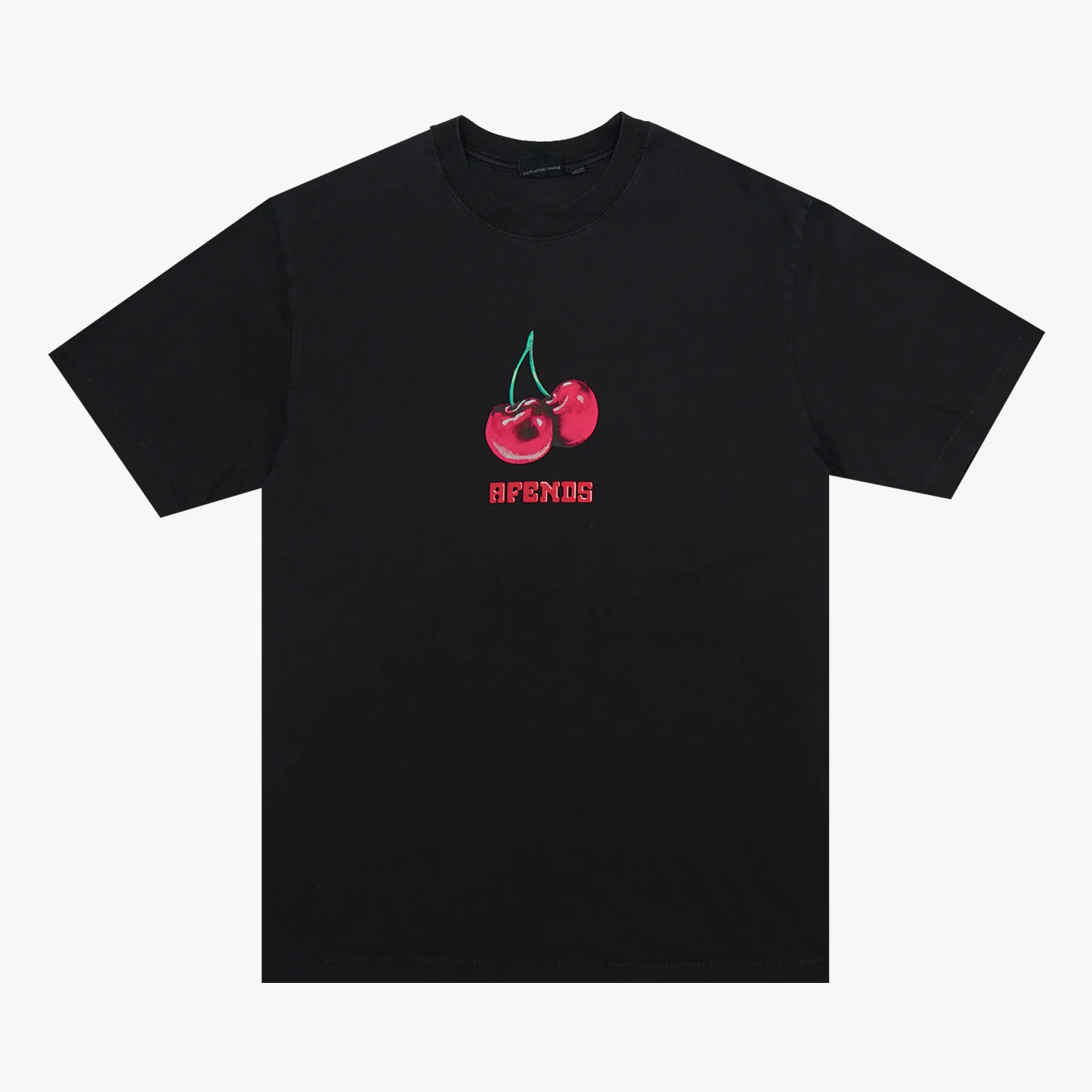 AFENDS Abiza- Retro Tee - Stone black