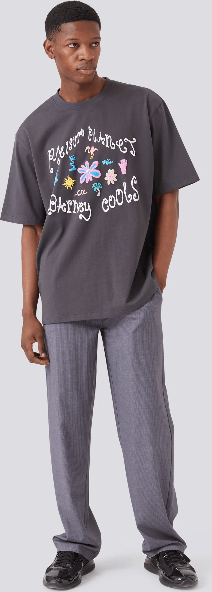 BARNEY COOLS Planet tee - Pigment black