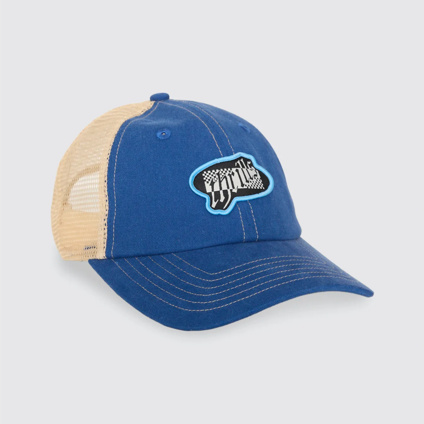 THRILLS Can You Feel It Patch Trucker Cap - Federal Blue - Birch