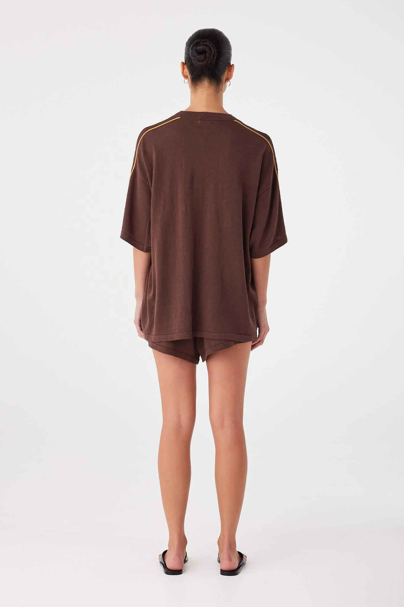ARCAA Pippa oversize tee - Expresso