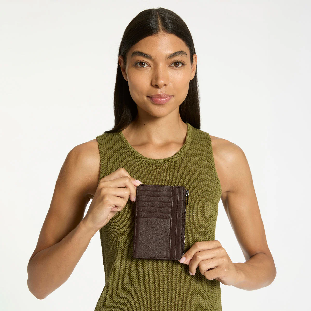 STATUS ANXIETY Gone Again Wallet - Cocoa Nappa