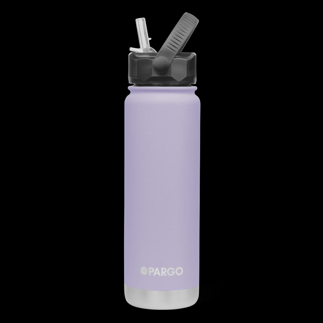 PROJECT PARGO 750mL Insulated Bottle w/ Straw Lid - Lilac