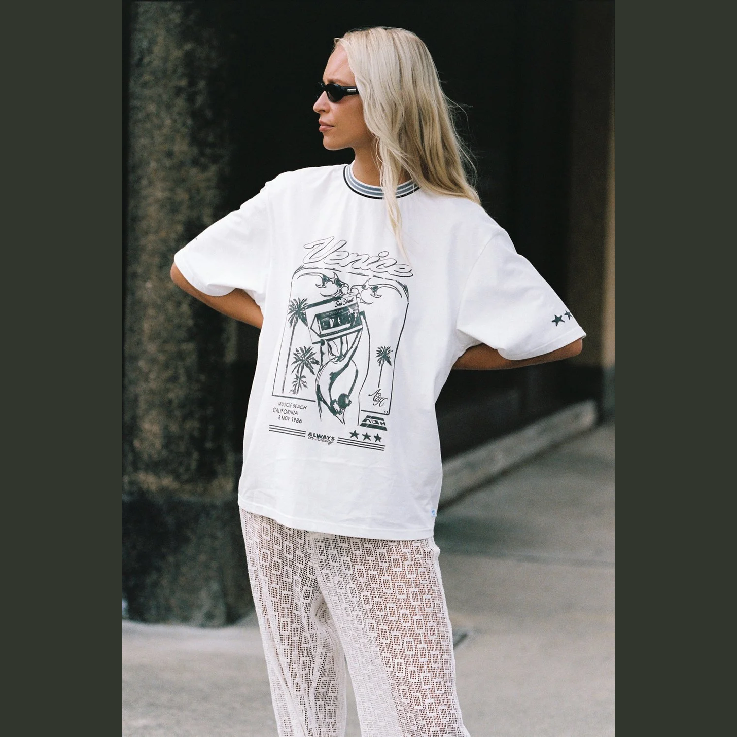 SEA STREET Venice tee - Salt