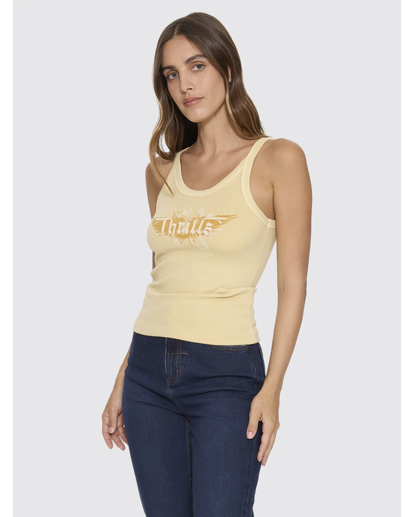 THRILLS High flyer tank - Biscotti