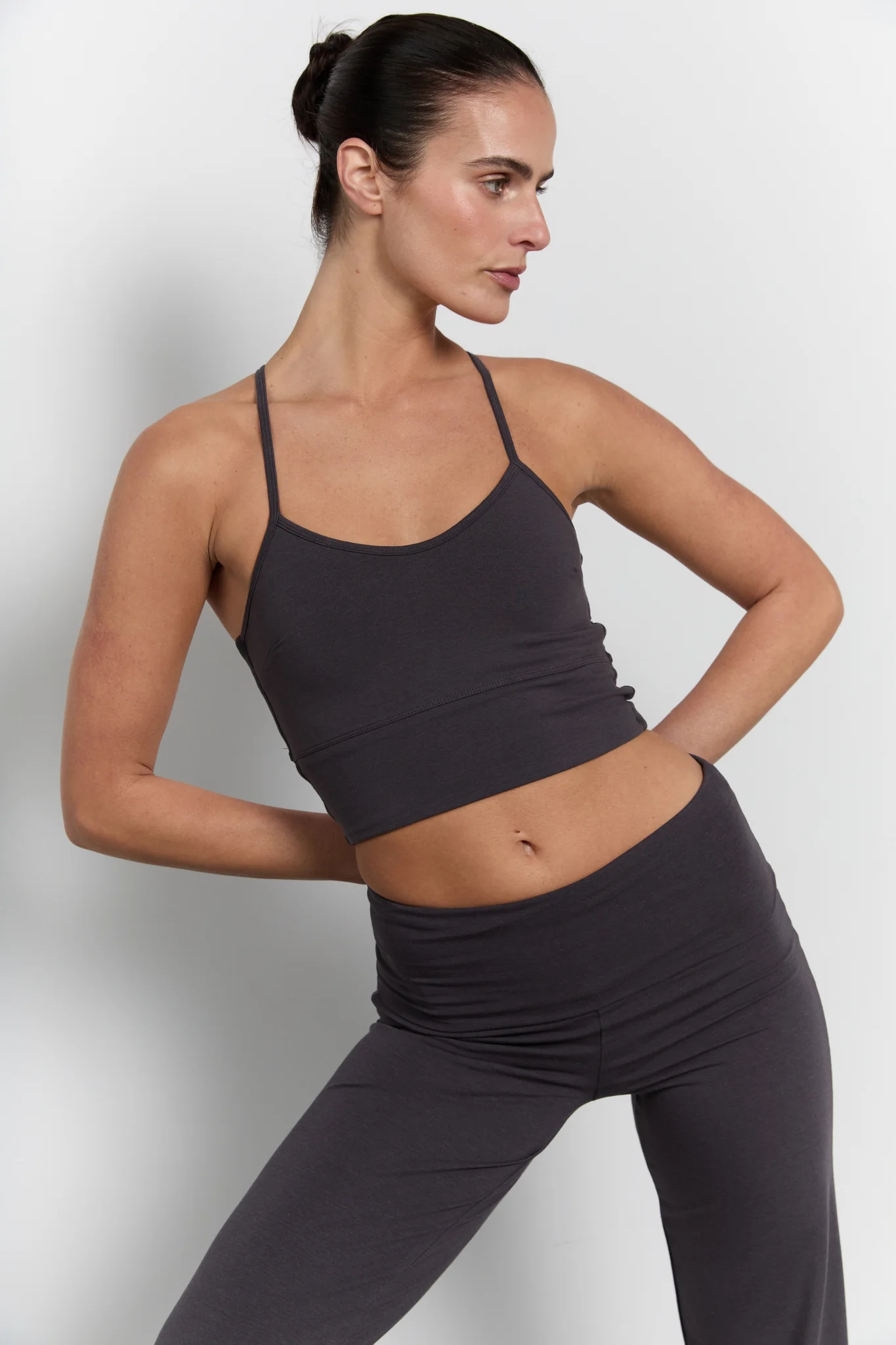 PINKY & KAMAL Flow Crop - Slate