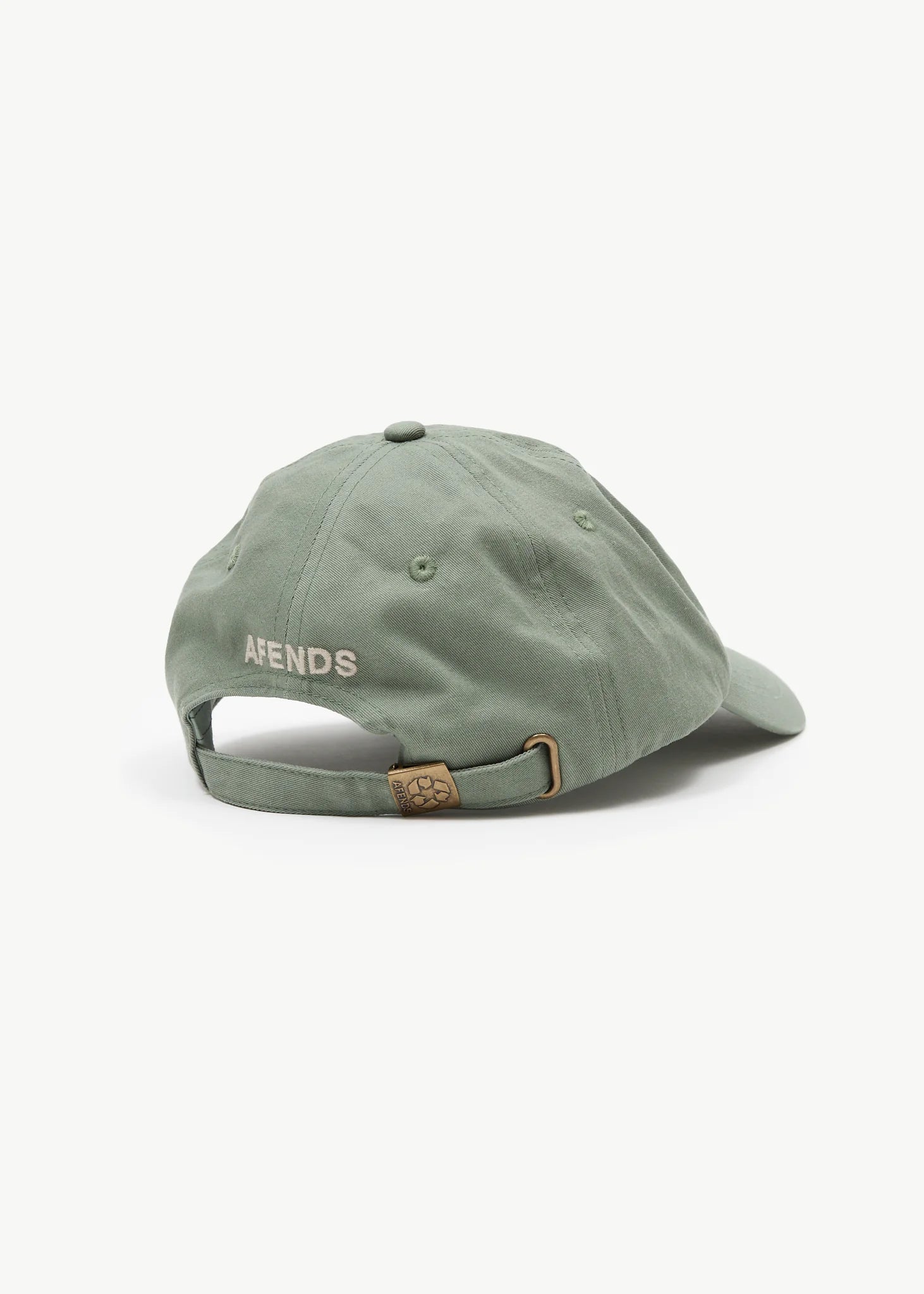 AFENDS Core six panel cap - Oil green