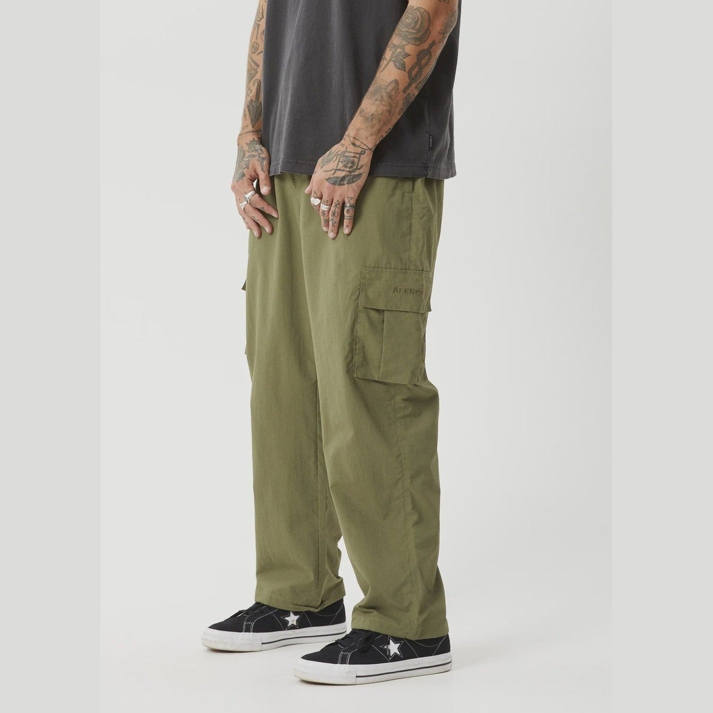 AFENDS Badlands cargo pant - Military