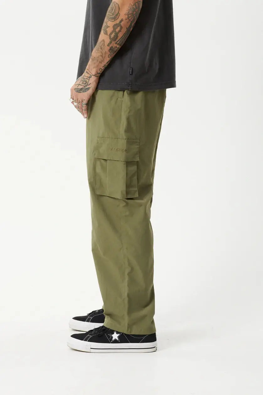 AFENDS Badlands cargo pant - Military