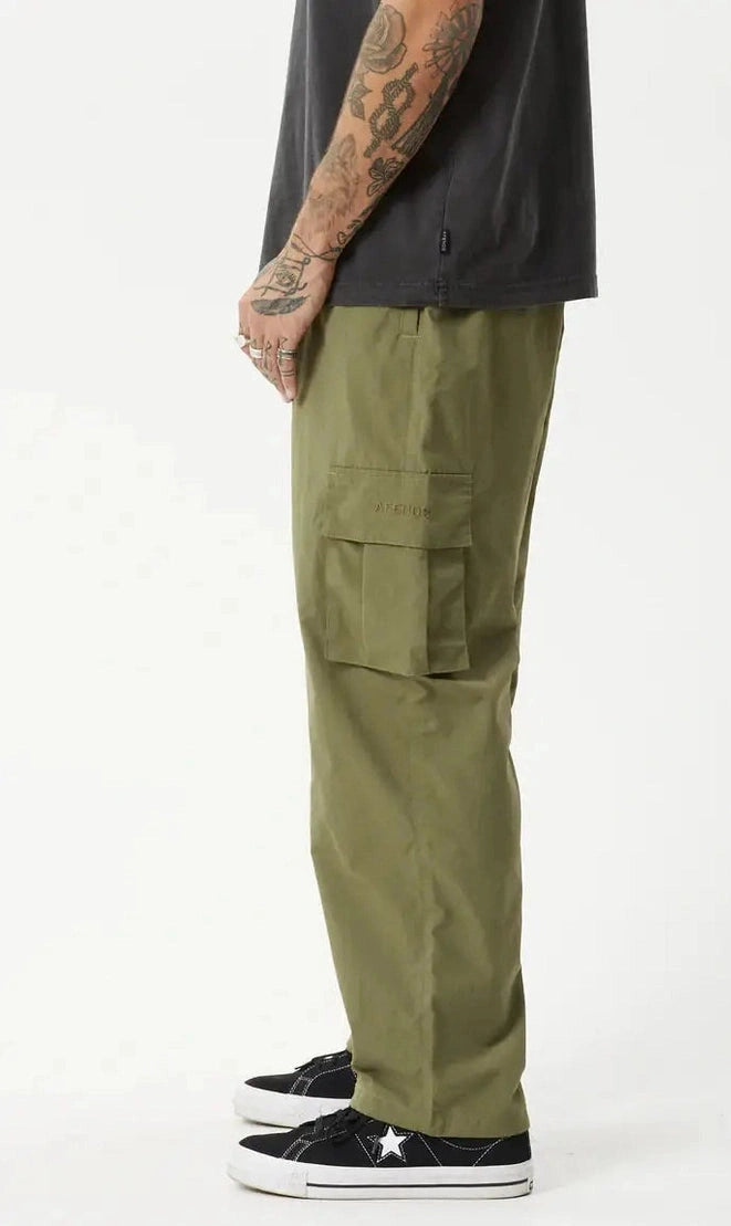 AFENDS Badlands cargo pant - Military