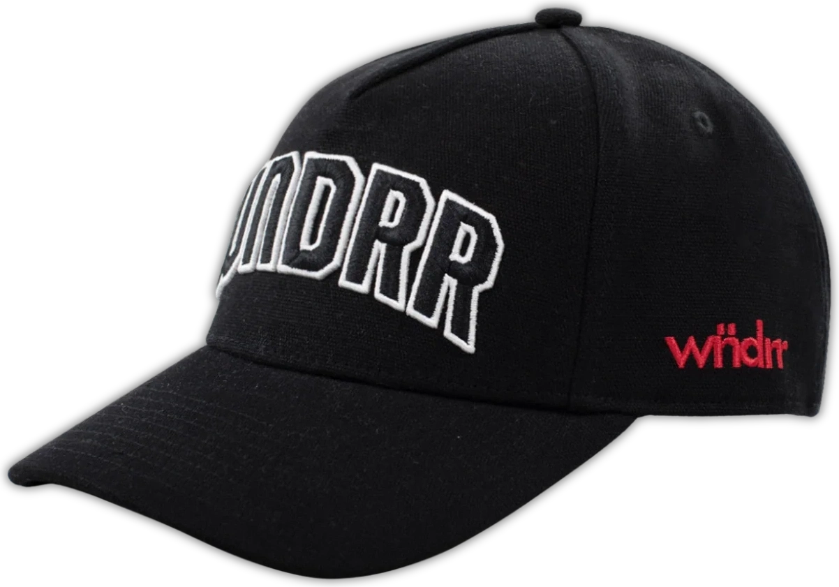 WNDRR Arch high rise cap - Black