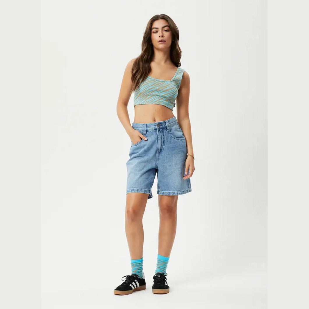 Afends adi recycled ribbed sleeveless top