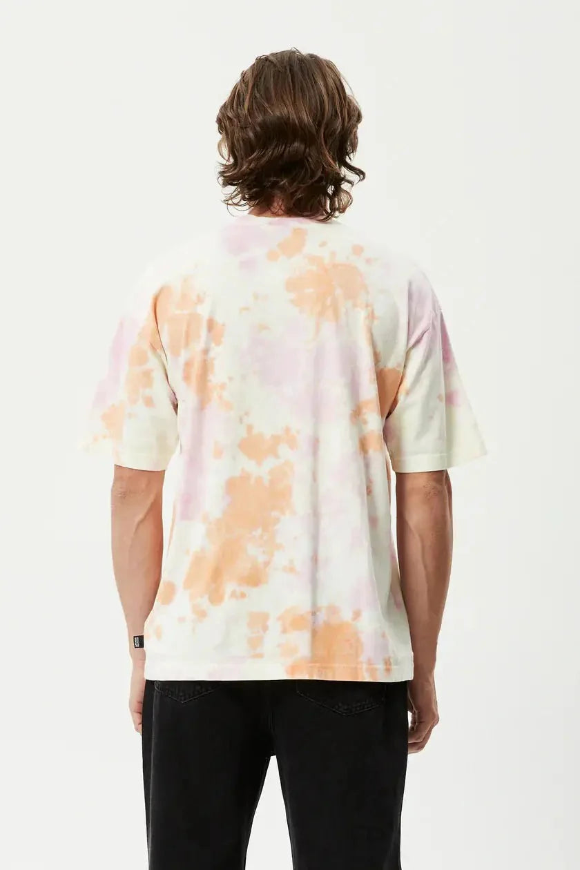 Afends globe - recycled oversized graphic t-shirt - multi
