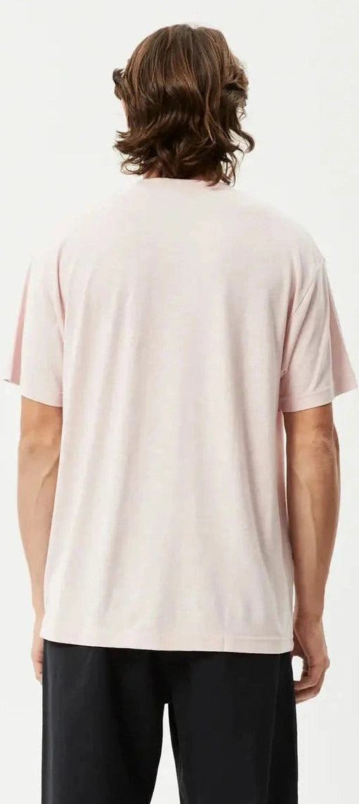 Afends liquid haze - hemp boxy t-shirt - lotus