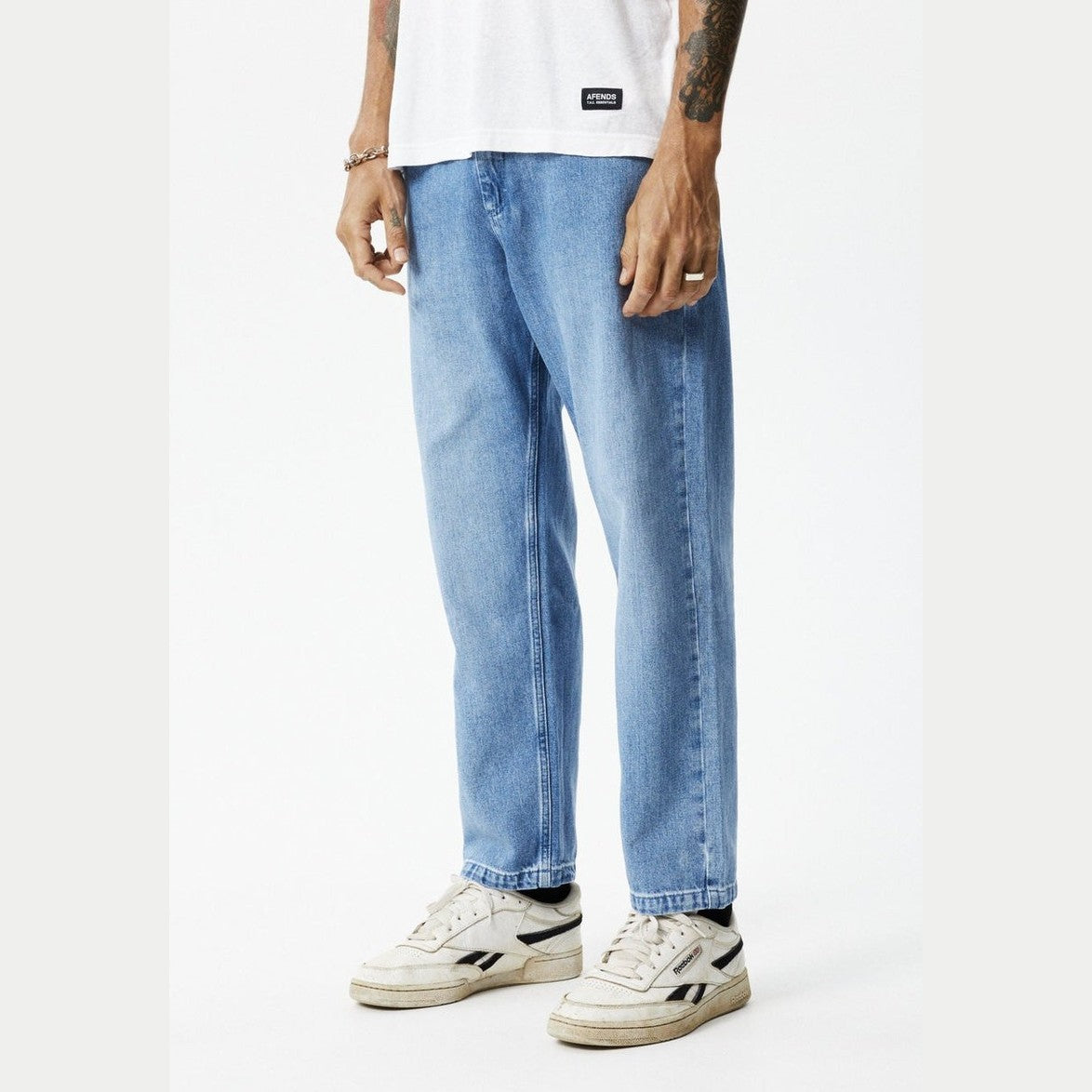Afends ninety twos jean - worn blue
