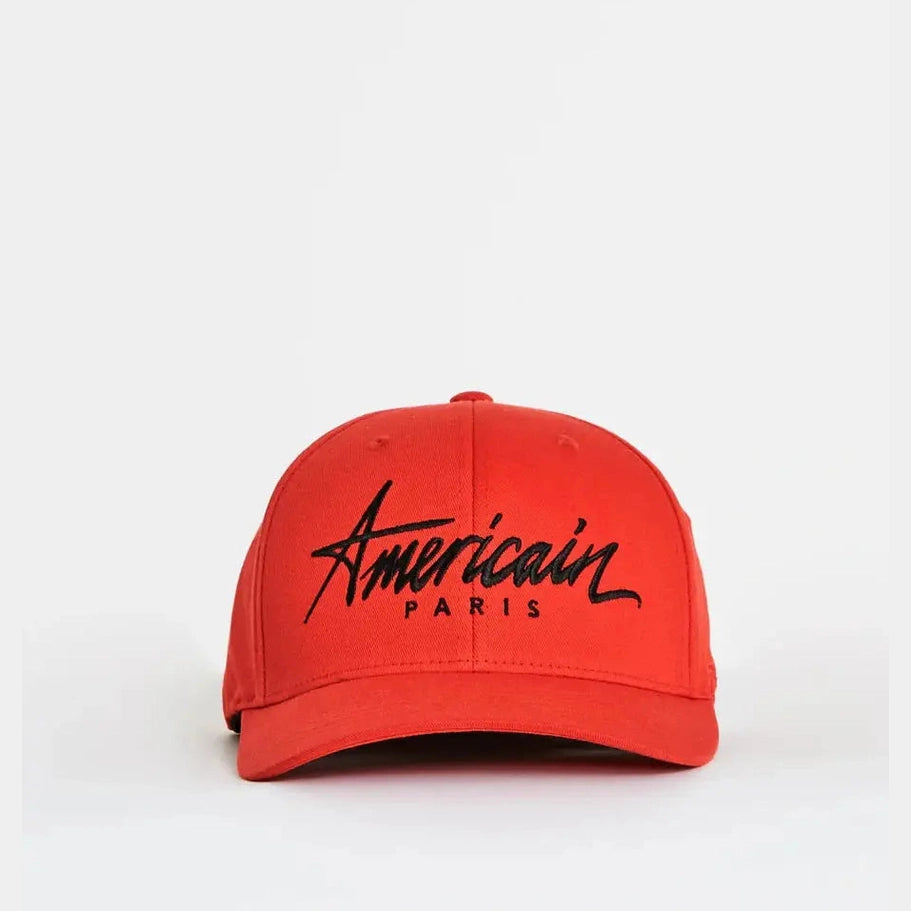 Americain sky high cap - red