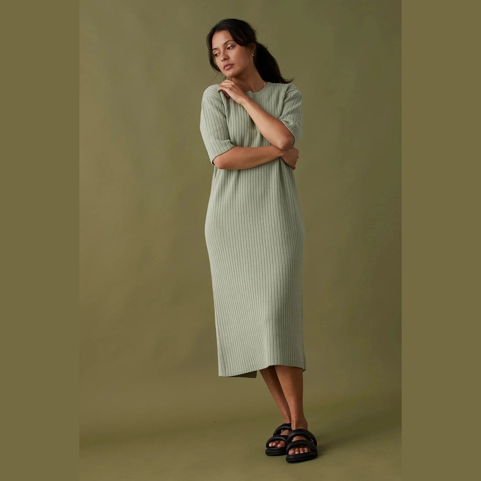 Arcaa adaline dress- sage
