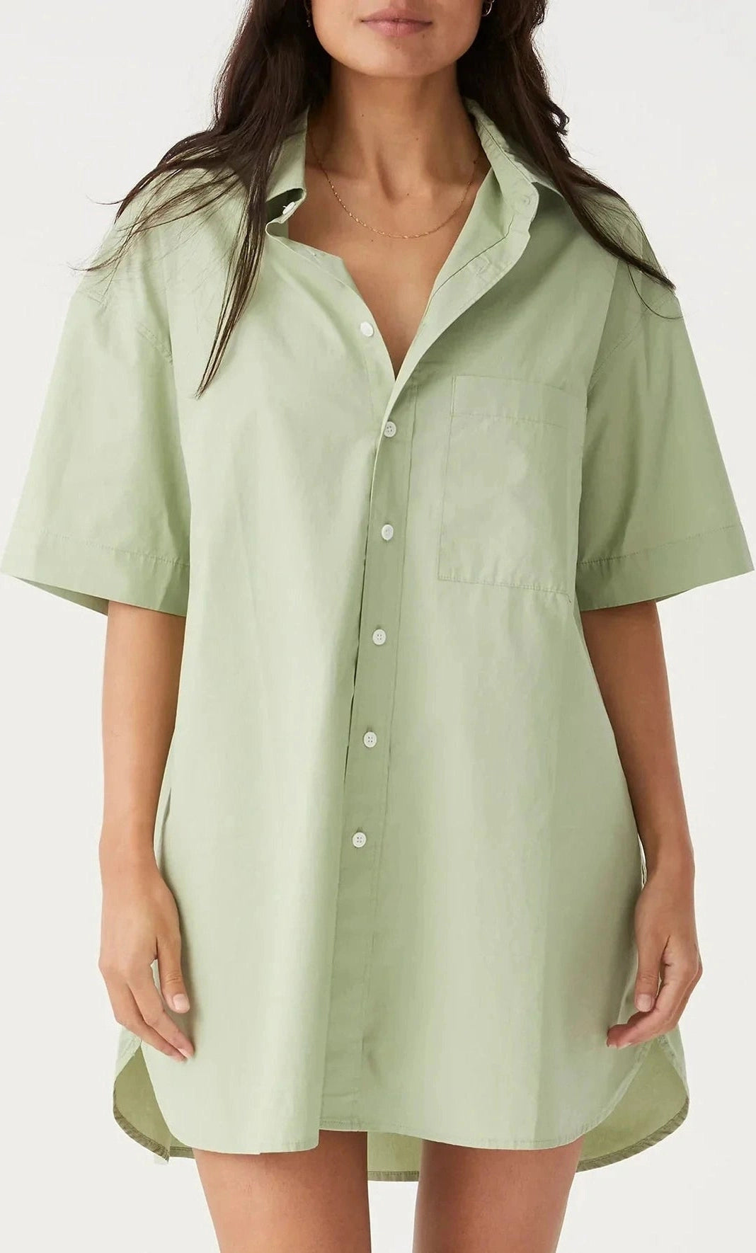 Arcaa dylan/drew shirt dress - sage