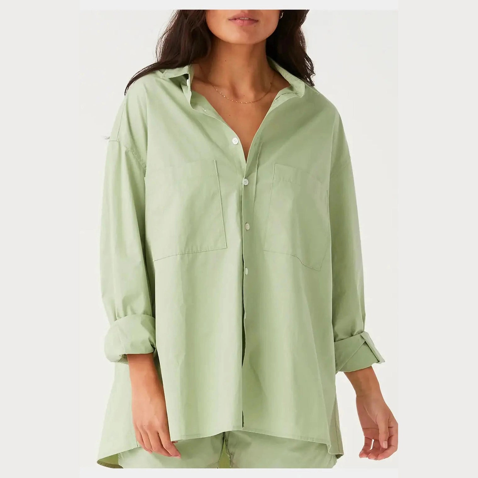 Arcaa dylan long sleeve shirt - sage
