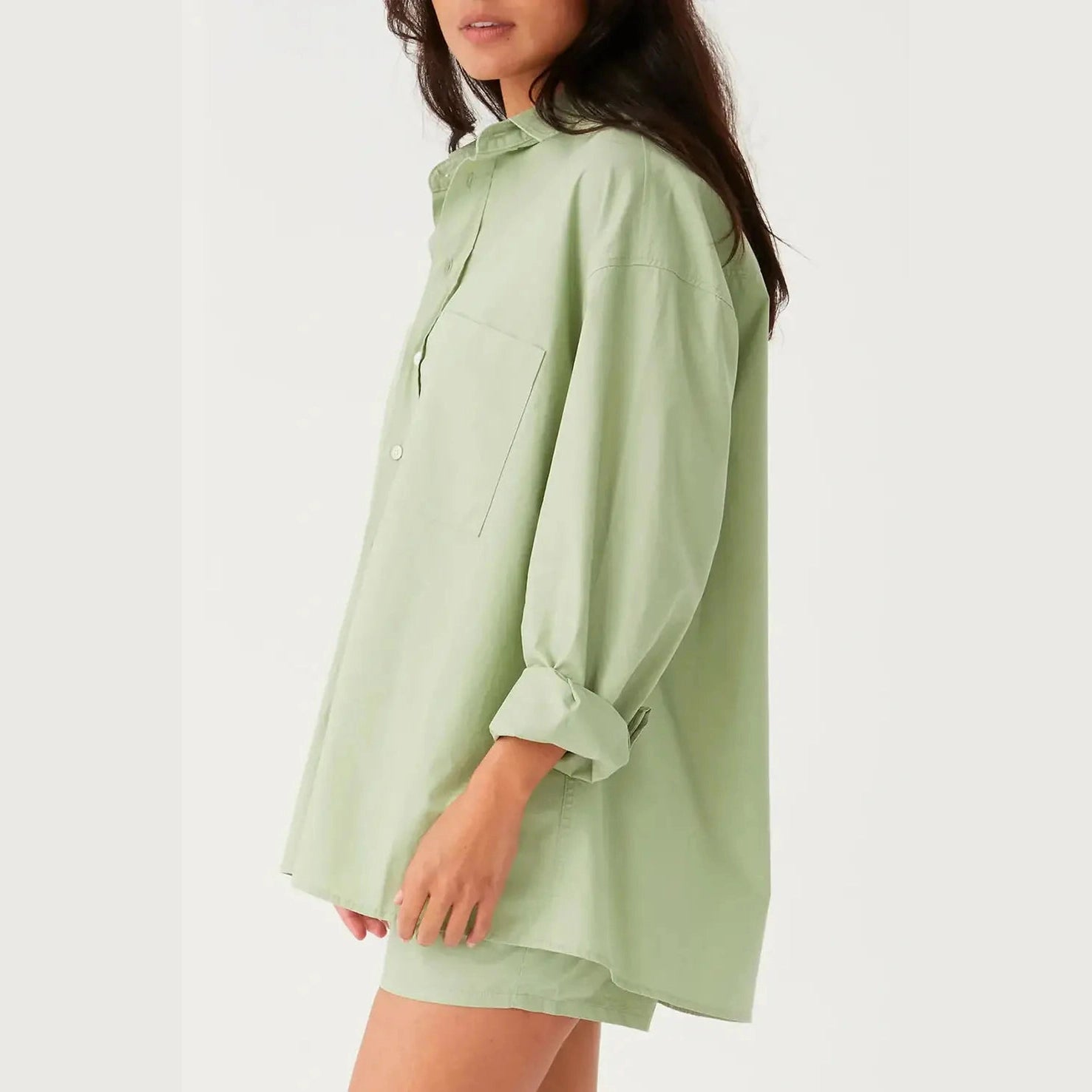 Arcaa dylan long sleeve shirt - sage