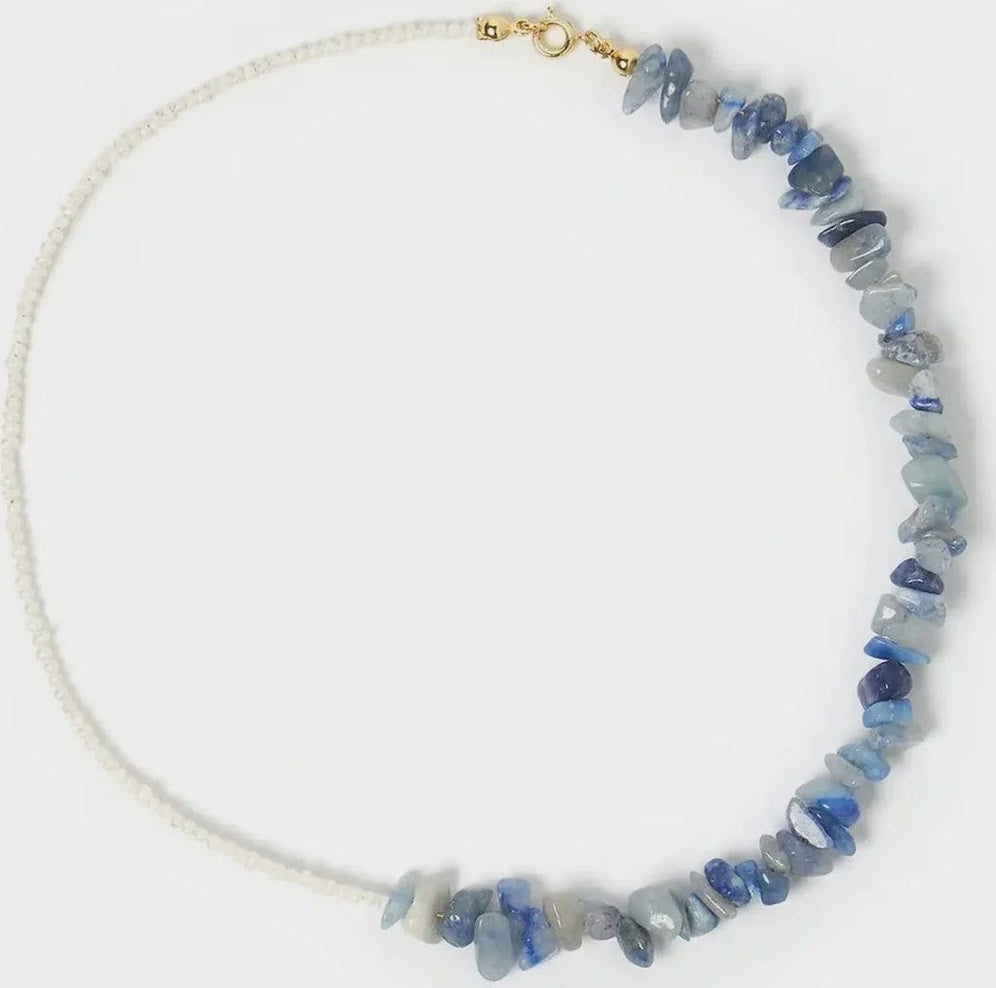 ARMS OF EVE aaliyah gemstone necklace - blue iolite