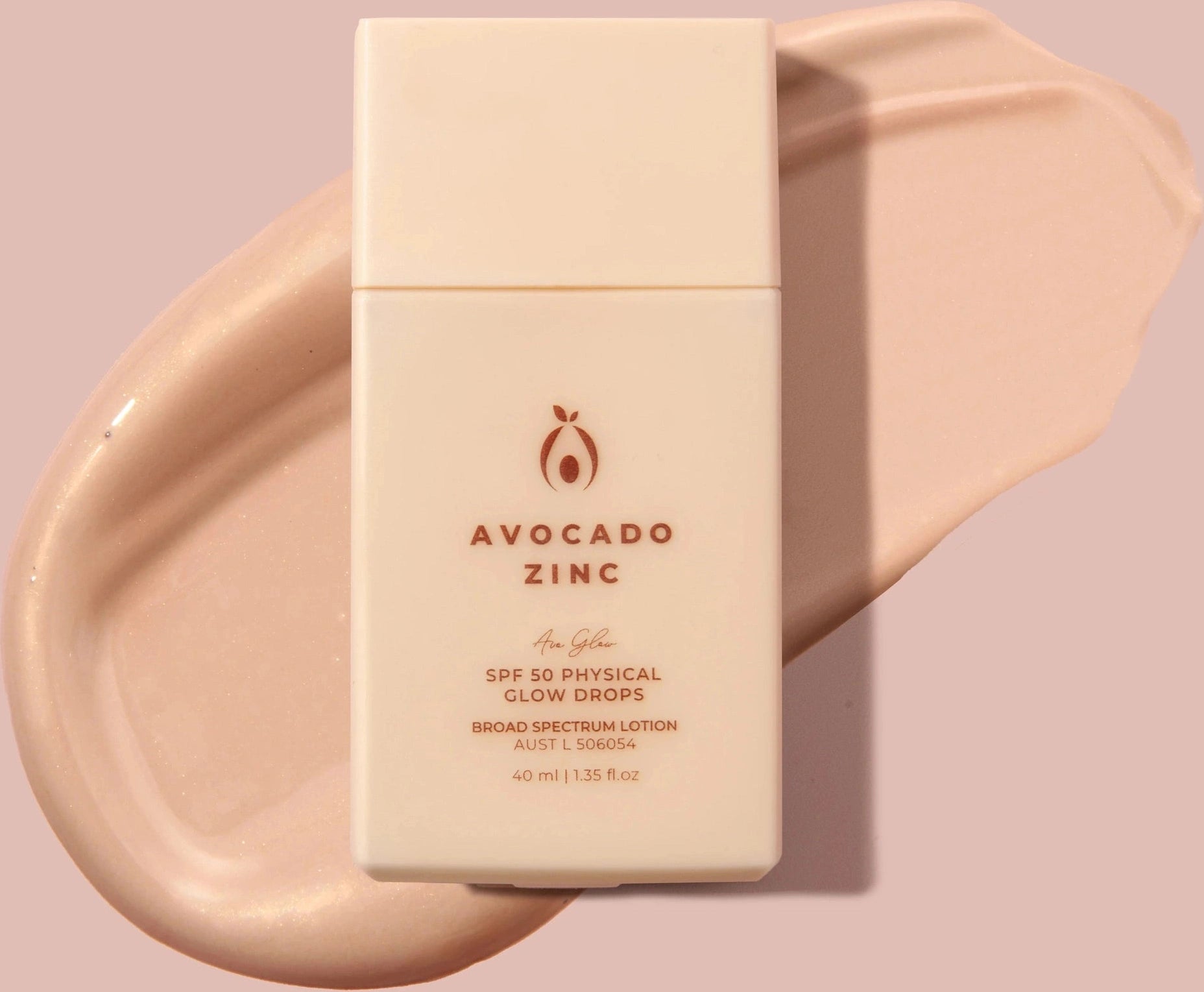 AVOCADO ZINC SPF 50 Physical Glow Drops
