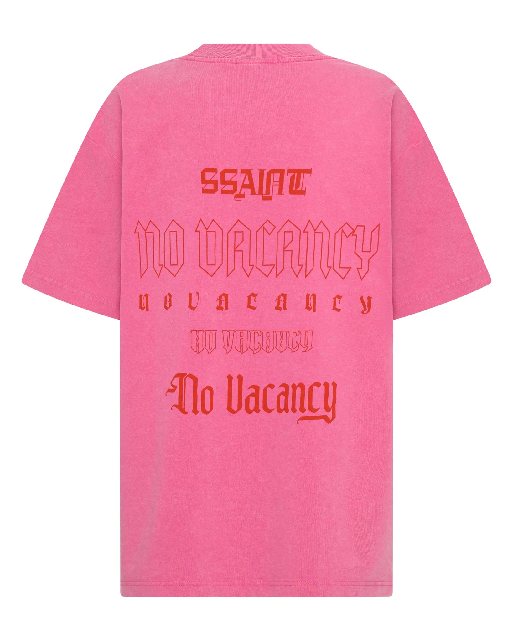 SSAINT No Vacancy Tee - Dark Pink