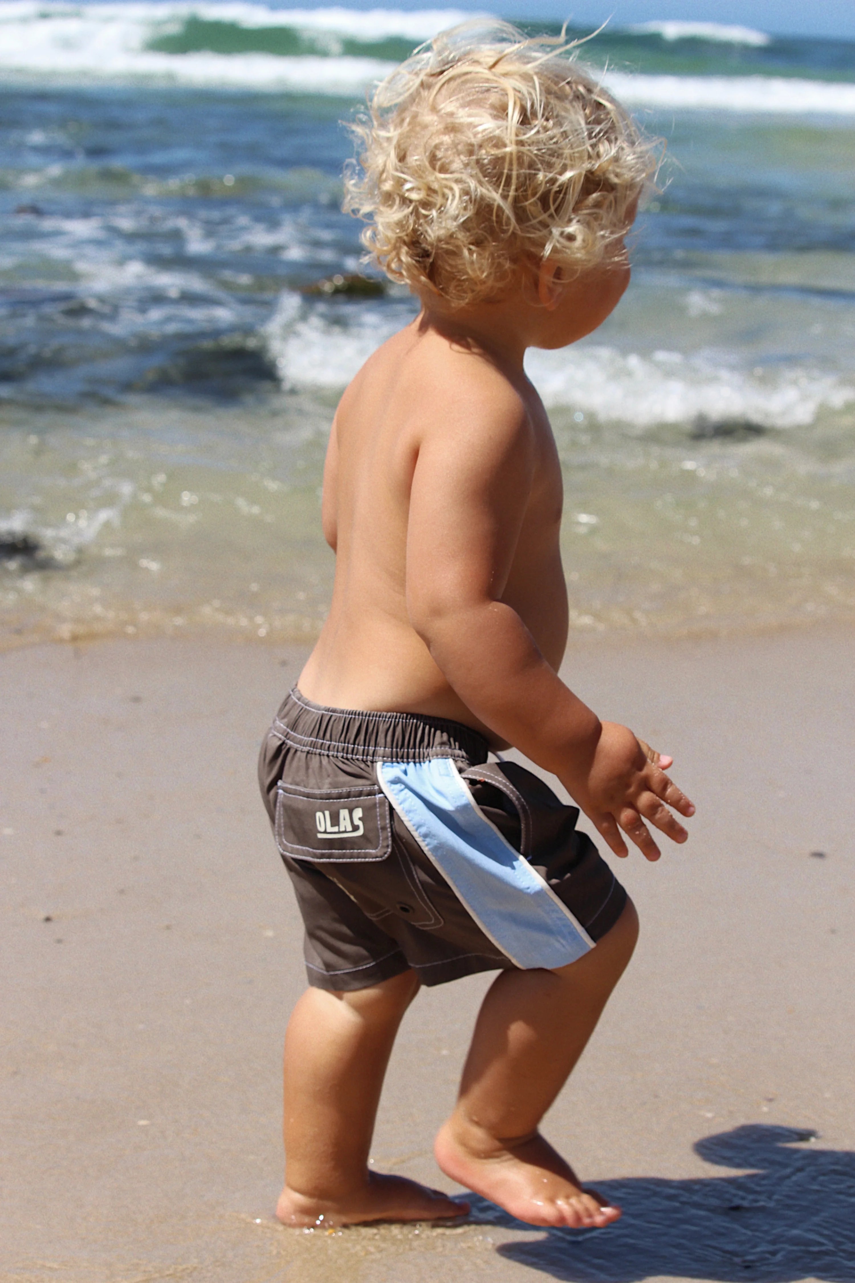 Olas - RETROGRADE MINI BOARDSHORT Coffee