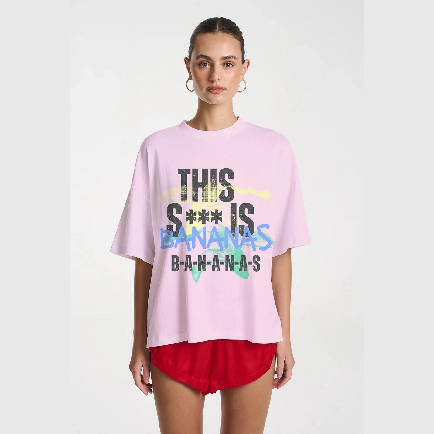 SUMMI SUMMI Bananas os tee - Pink