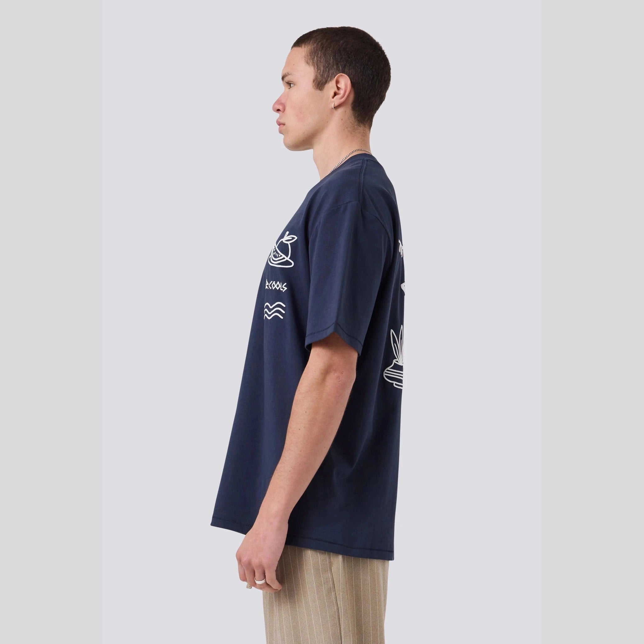 BARNEY COOLS Greco tee - Slate