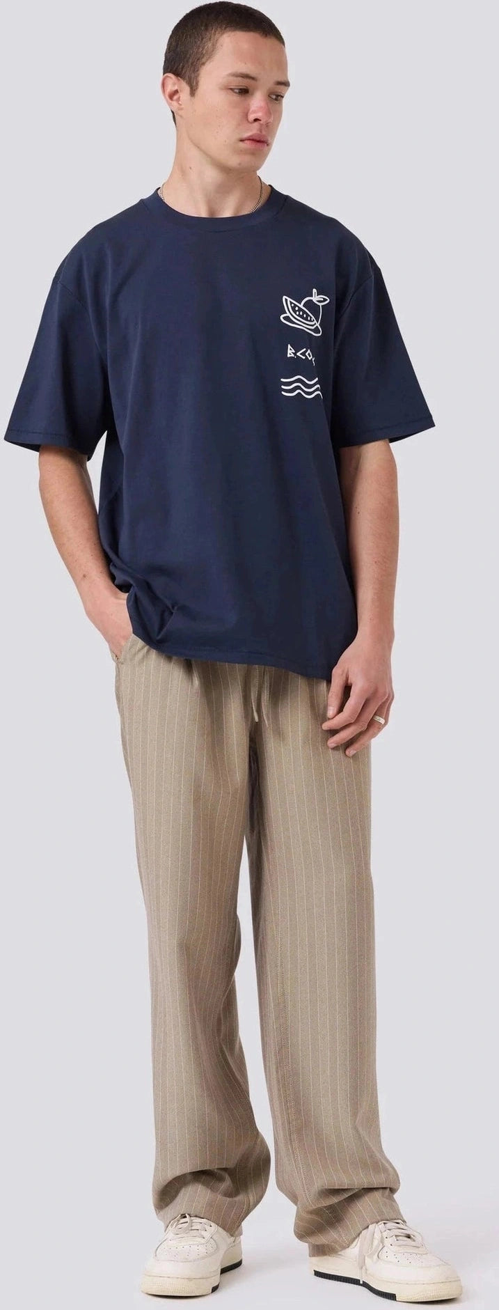 BARNEY COOLS Greco tee - Slate