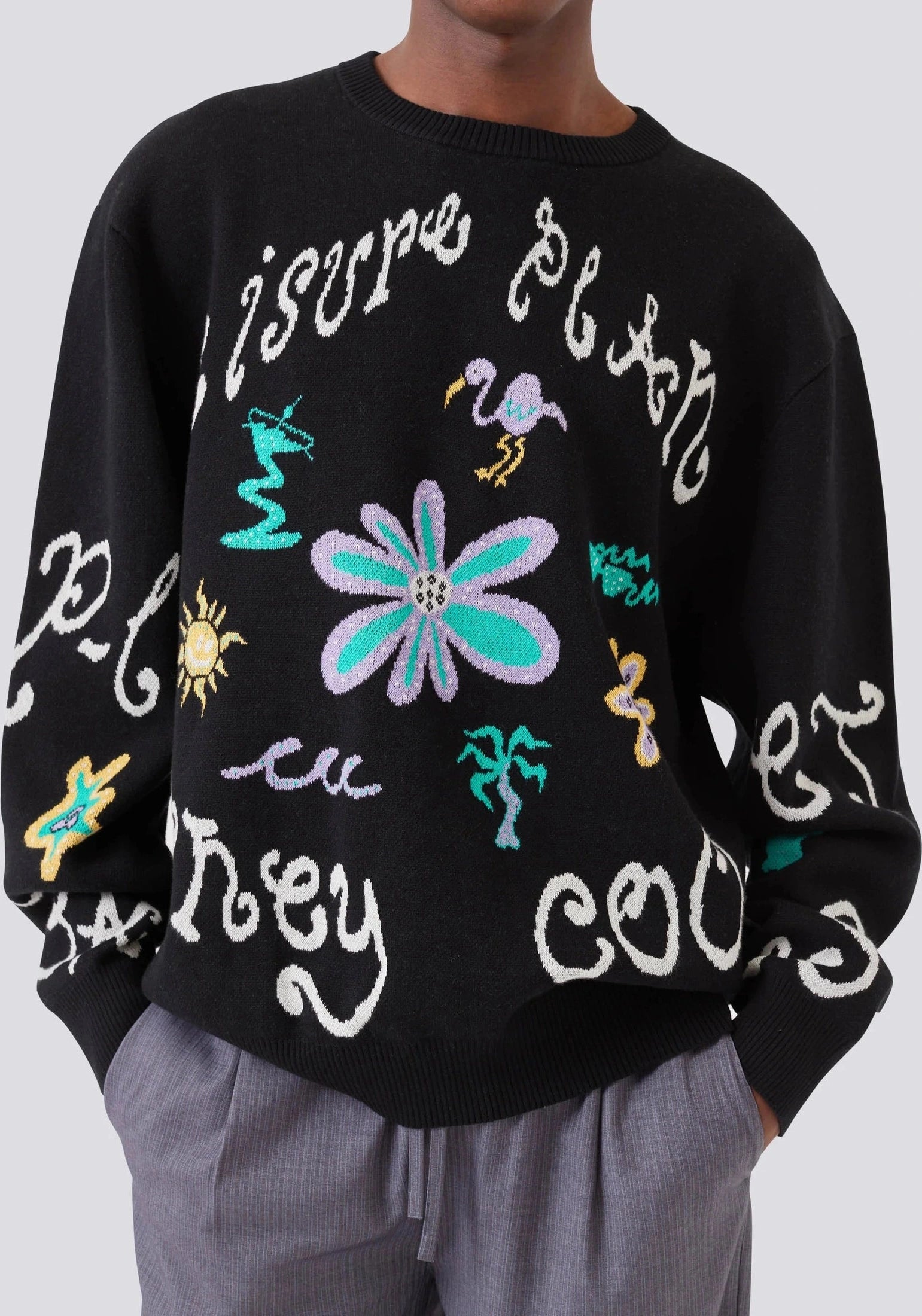BARNEY COOLS Planet knit - Black
