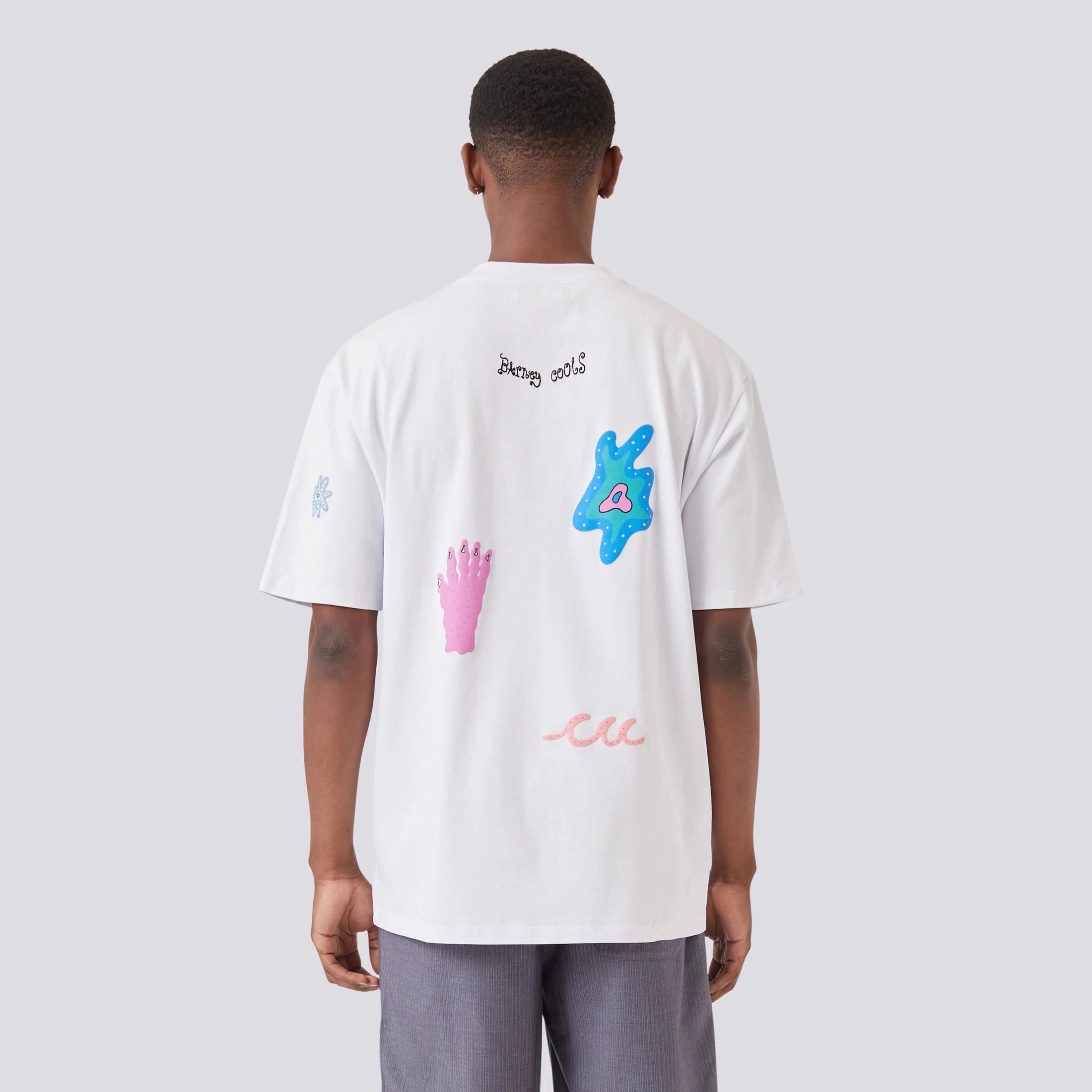 BARNEY COOLS Planet tee - White