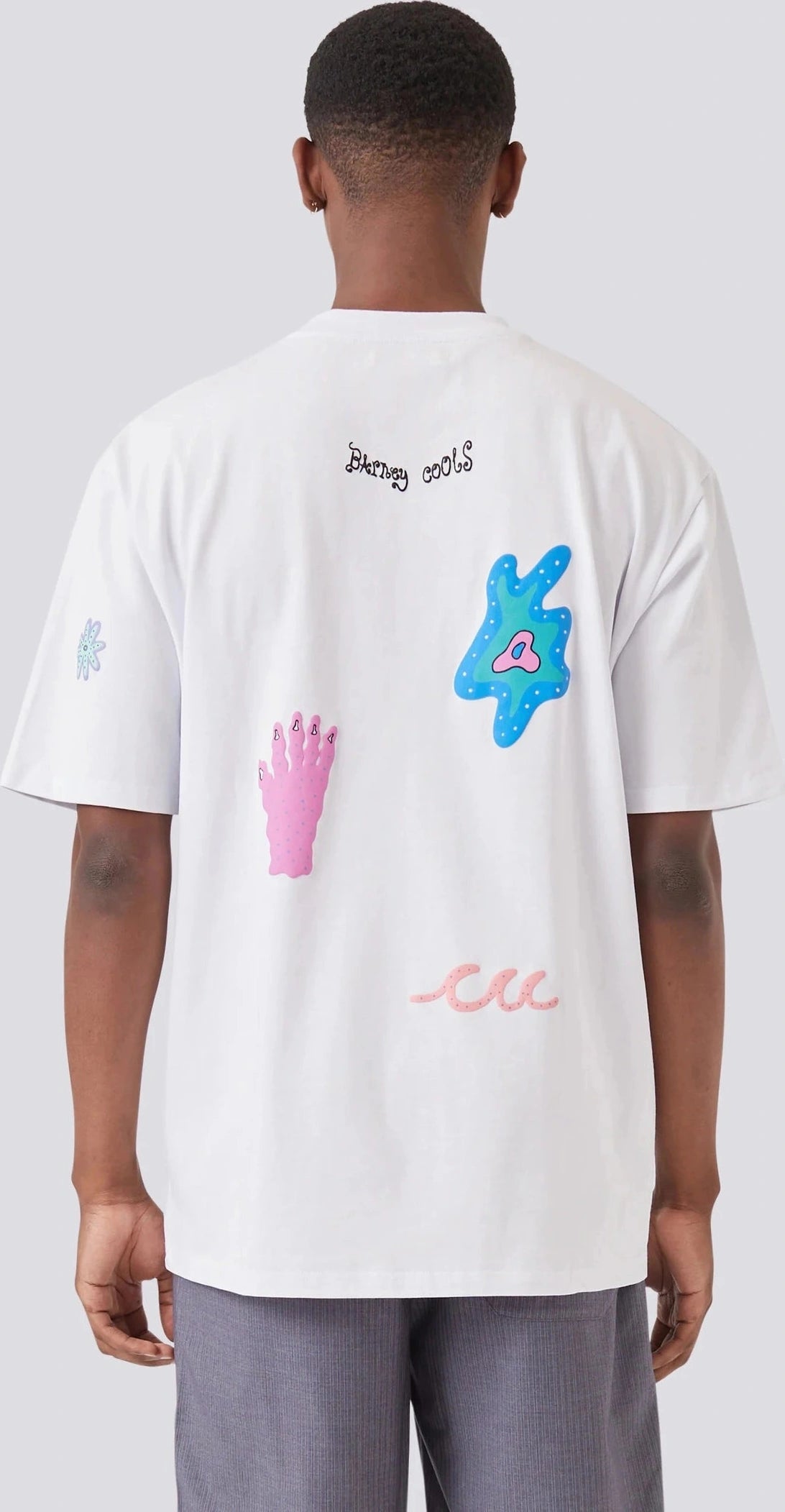 BARNEY COOLS Planet tee - White
