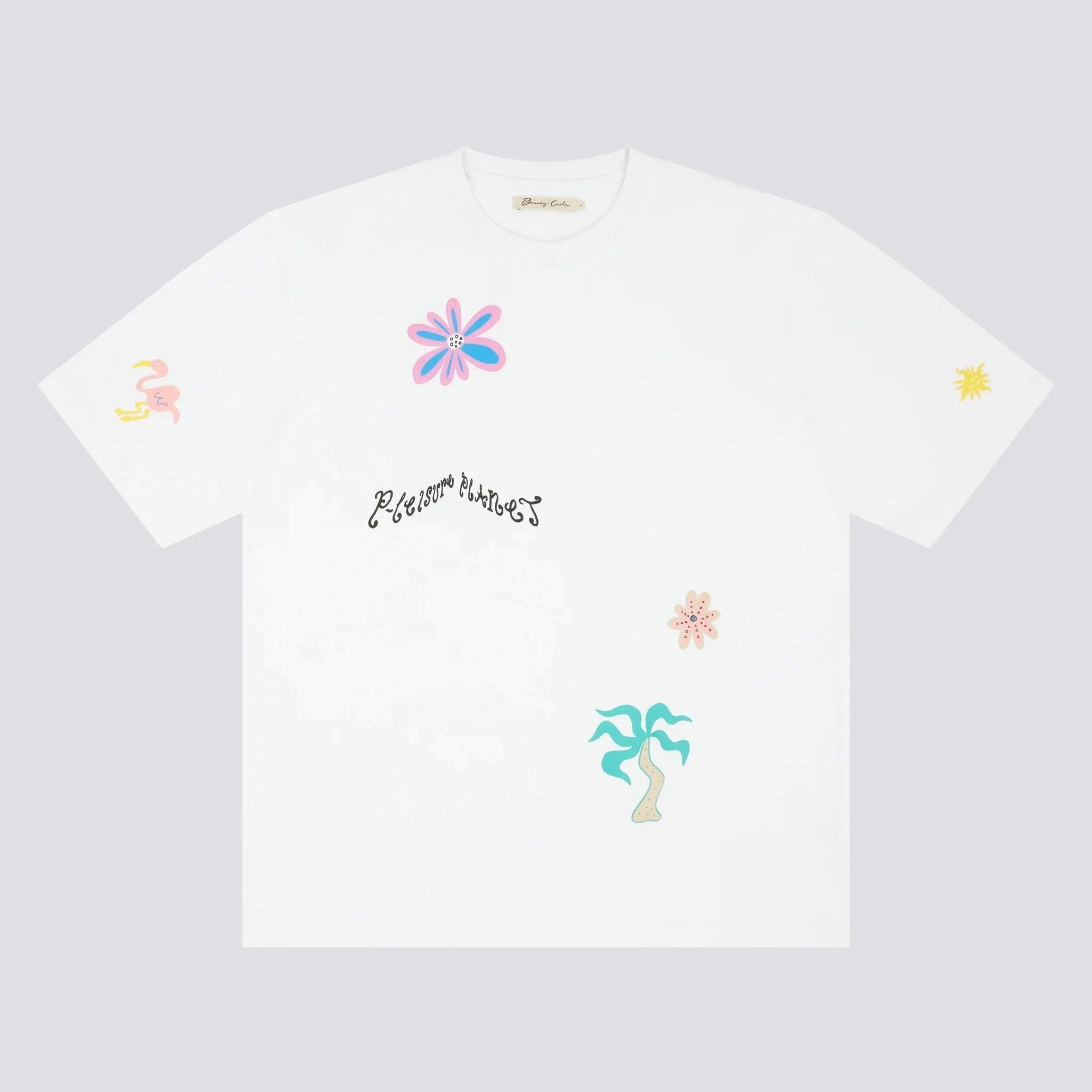 BARNEY COOLS Planet tee - White