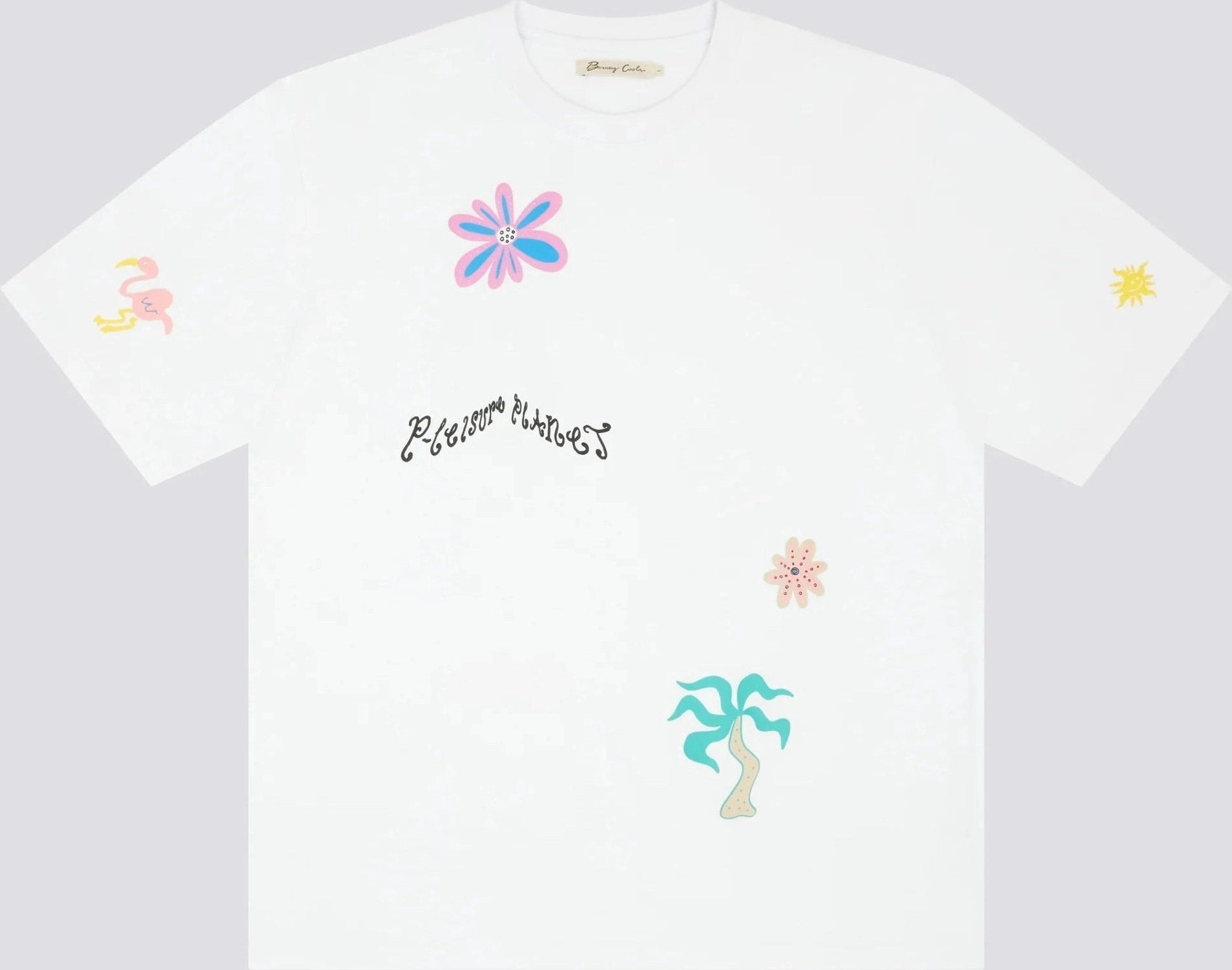 BARNEY COOLS Planet tee - White