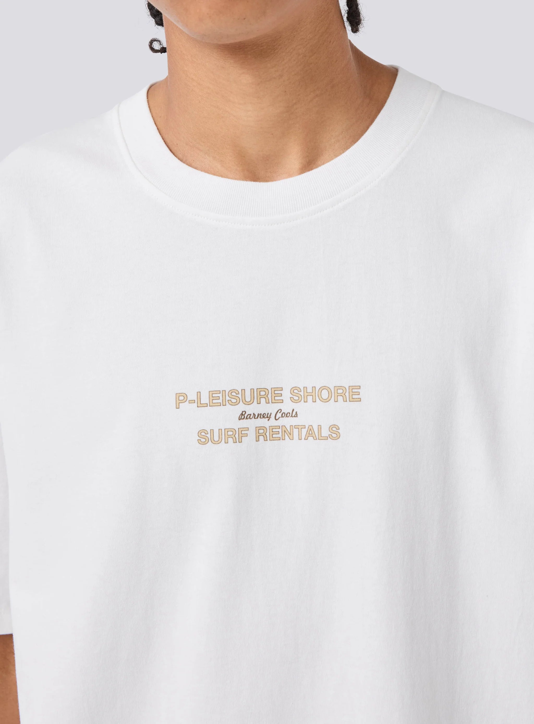 BARNEY COOLS Shore tee - Vintage white