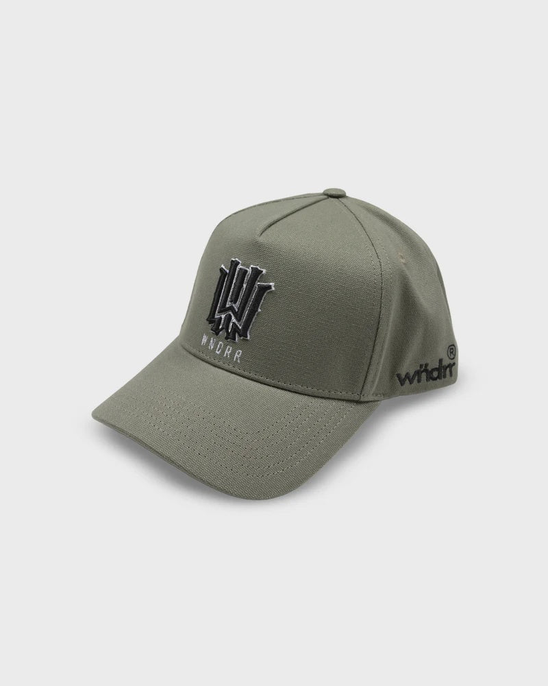 WNDRR Bleach classic snapback cap - Olive green