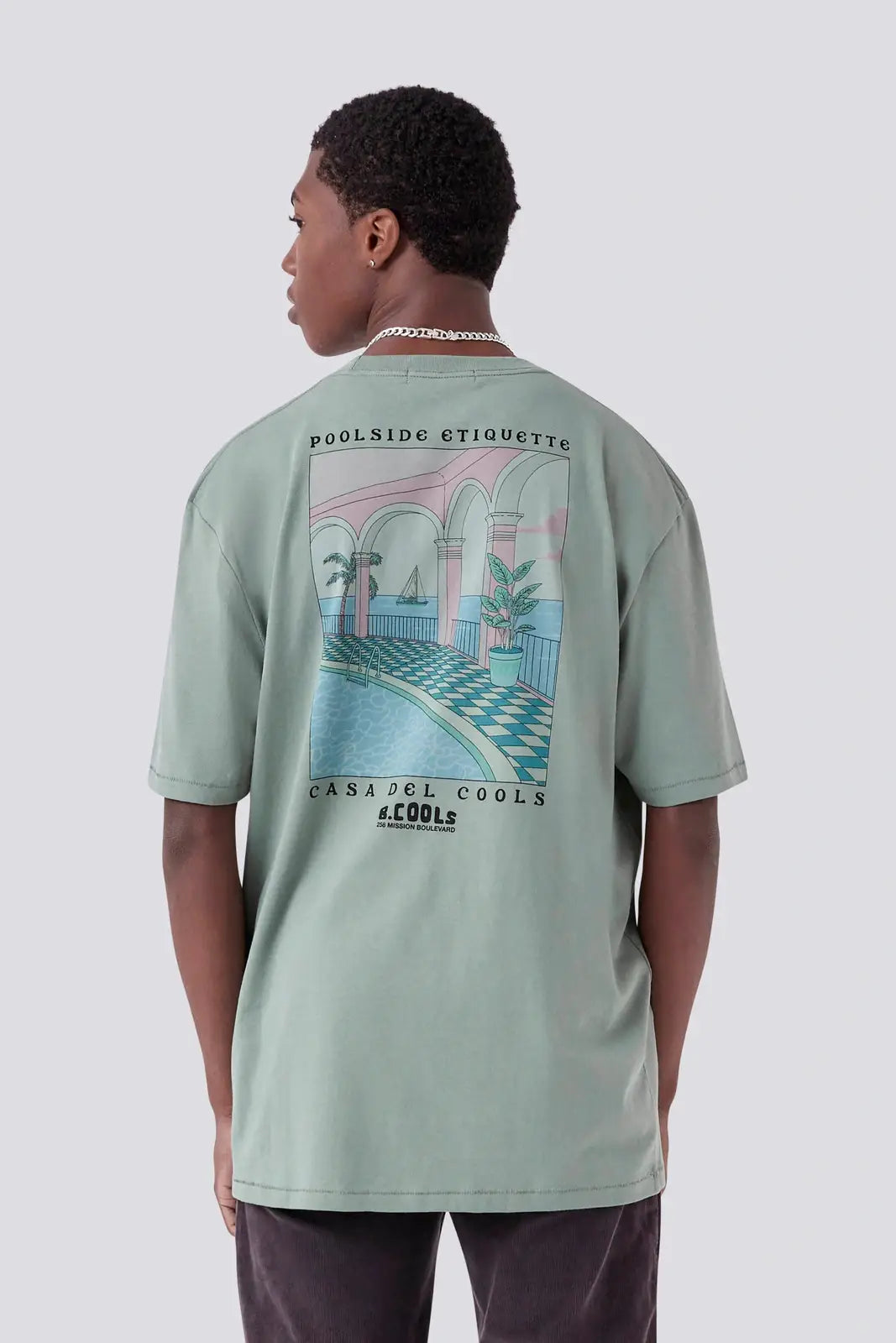 Barney Cools Mission Homie Tee - Emerald