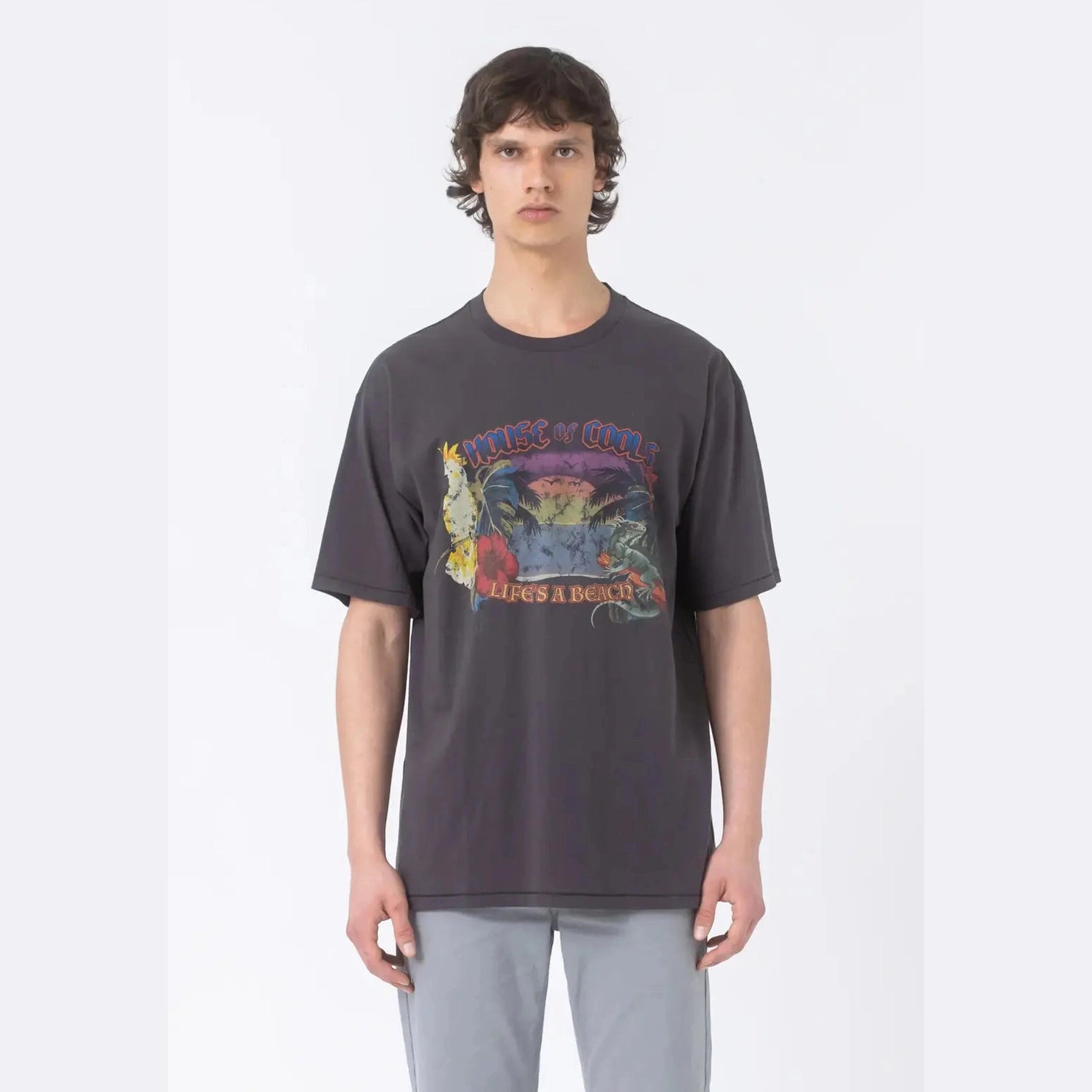 Barney cools bermuda homie tee pigment black