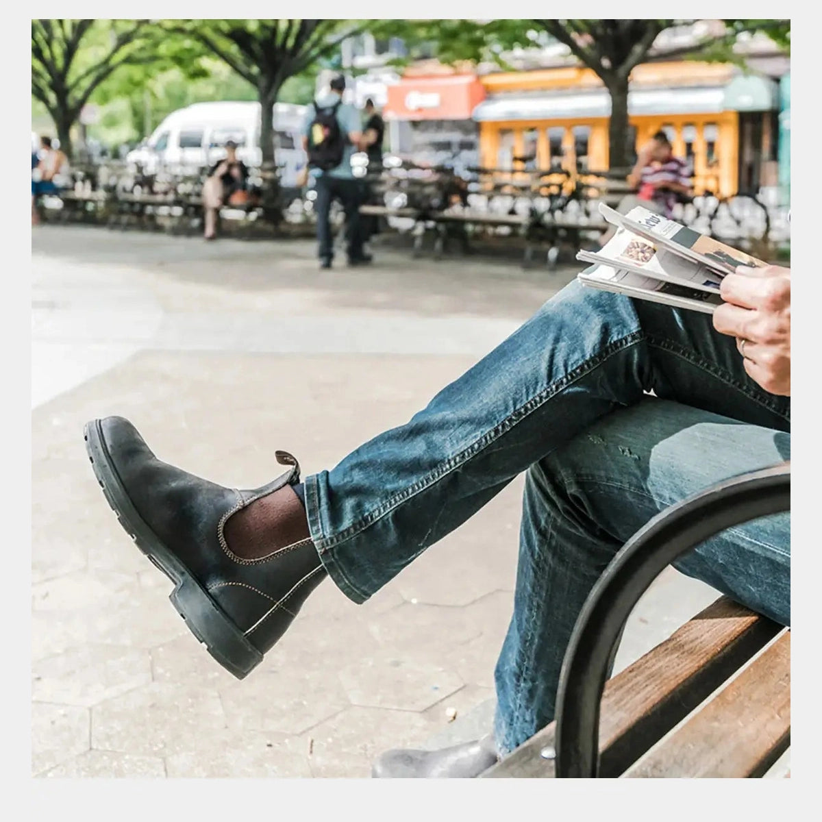 Blundstone 500 originals chelsea boots - stout brown